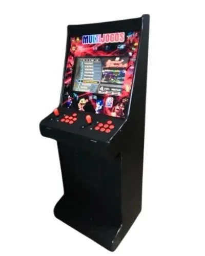 Máquina de fliperama 19" 7700 jogos fonte Bivolt