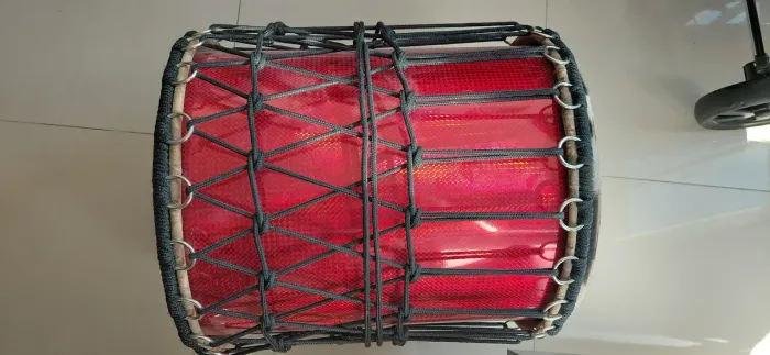Tambor Boca 40 com argolas e X, feito pelo fera