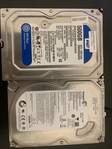 2x HD Interno para Pc de 500gb