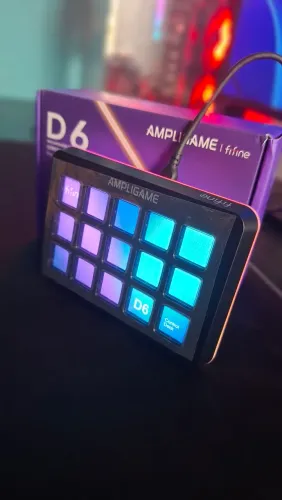 Stream Deck Fifine D6 - Preto