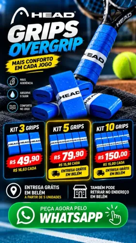 Grip Head Azul Raquete Tênis