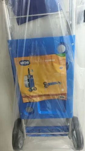 Carrinho de Praia Com Avanço para Caixa Térmica Mor