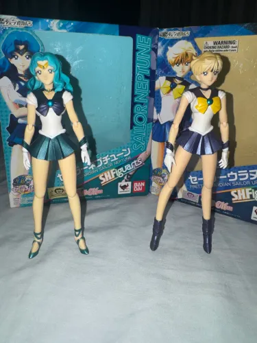 Sailor Neptune e Sailor Uranus (Netuno/Urano) SH Figuarts