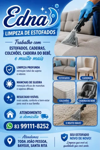 Lavagem de estofados profissional