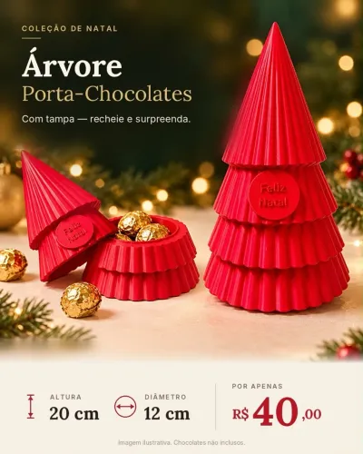Porta- chocolates natalino