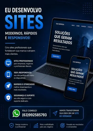 Criação de sites e e-commerce