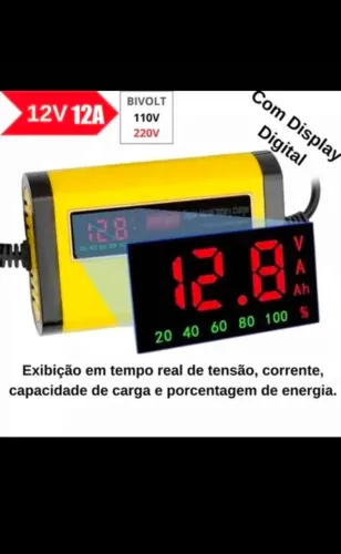 Carregador para bateria 12v