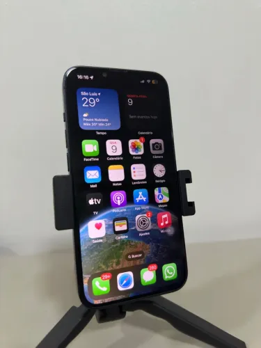 iPhone 14 256GB NUNCA ABERTO 75% BATERIA ORIGINAL c/ CAIXA E NF
