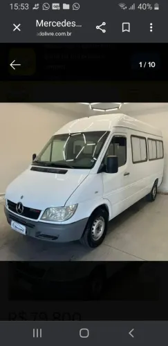 Mercedes-Benz Sprinter 313 Furgão Longo T. Alto Diesel 2006