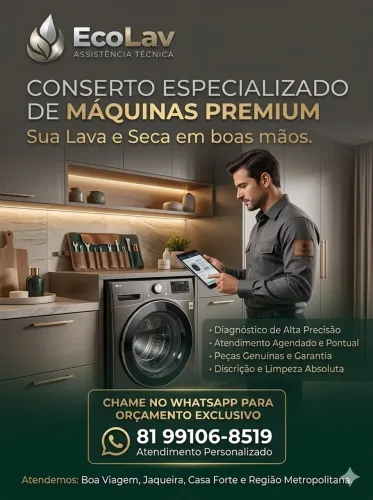 Conserto de máquina de lavar no conforto da sua residência 