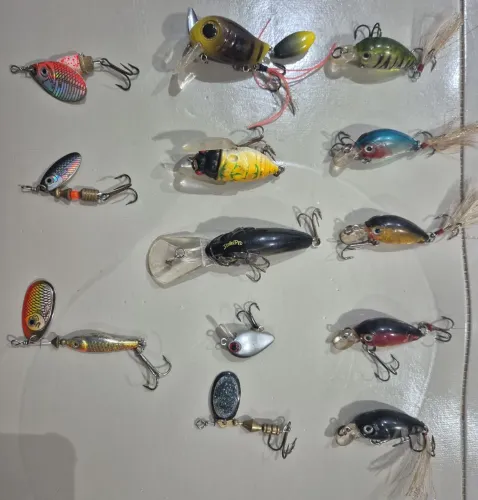 Kit 13 iscas pra tilápia ou Bass