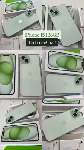 IPHONE 15 128GB - TODO ORIGINAL COM CAIXA!