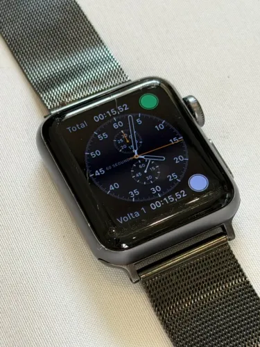 Apple Watch Series 3 38mm Preto - Bateria 91%