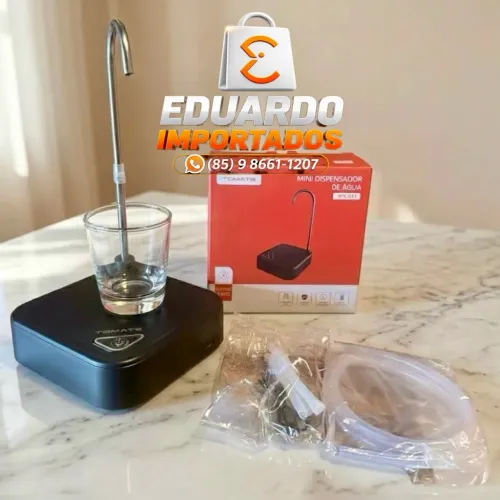 Bomba / Dispensador de Água Elétrico de Bancada USB, Recarregável
