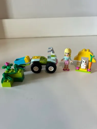 Lego Friends 3935 Fazenda Jipe da Stephanie Raro Completo Usado Ótimo Estado