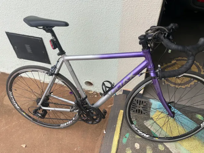 Bicicleta Speed Audax garantia vitalícia quadro M tudo Shimano