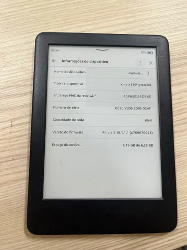 Kindle 10 geração 