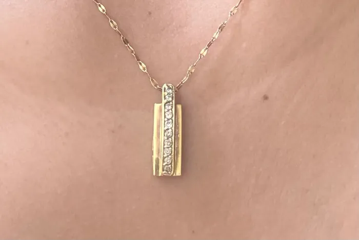 Pingente de ouro luxo