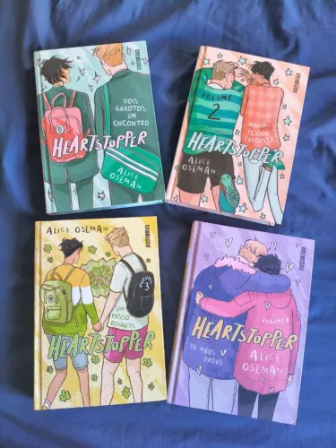 coleção heartstopper - alice oseman - 4 volumes