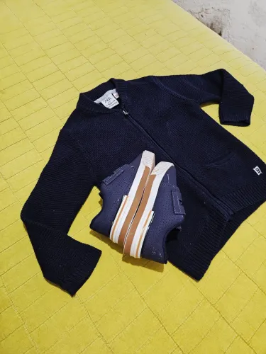 Tricot zara e sapato molequinho