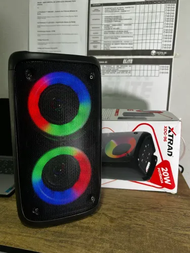 Caixa de Som Multimídia 20W - Som Potente e de Qualidade!