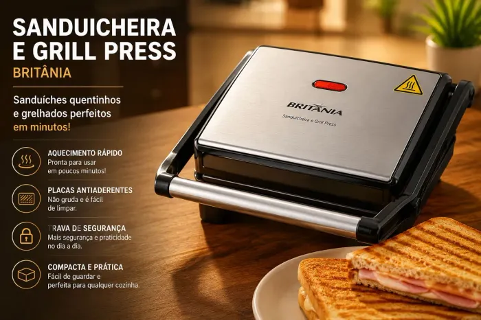 Sanduicheira BRITÂNICA nova