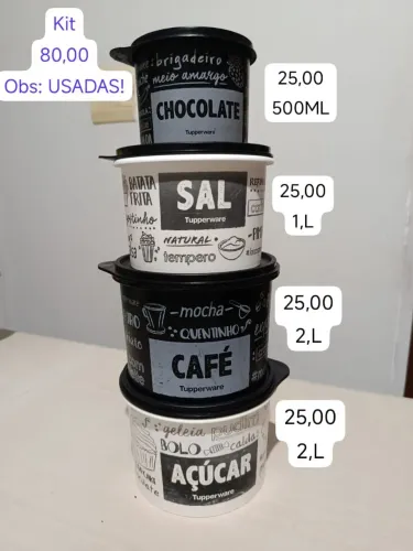 Tupperware diversos 