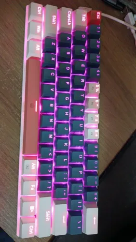 Teclado machenike K500 mecânico switch marrom