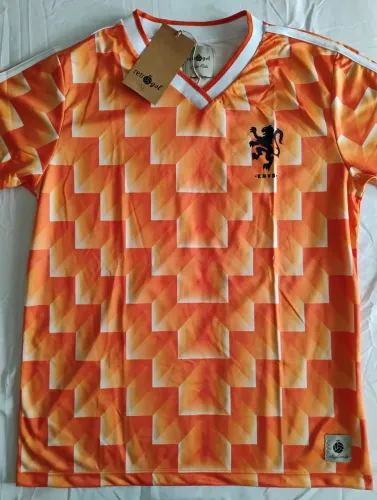Camisa Retrô da Seleção da Holanda Nova M.