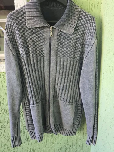 Jaqueta tricotada Malha tam G