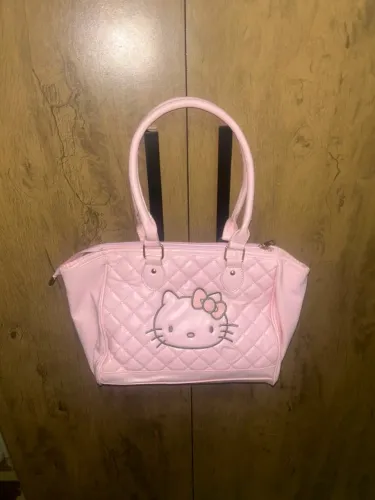 Bolsa de Ombro Hello Kitty Feminina Grande com Forro