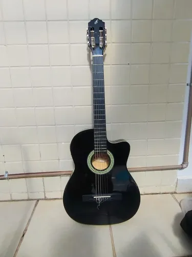Violão Start Giannini  (SP-14CEQ BK) com capa