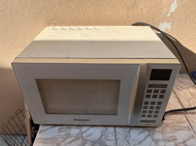 Microondas Panasonic com defeito