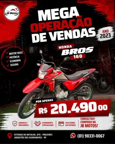 HONDA BROS 160 2023 OFERTA