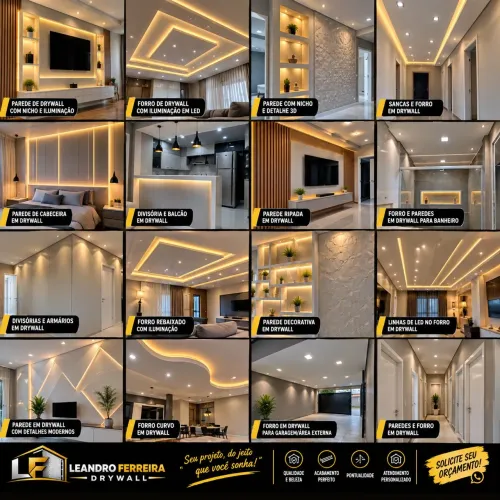 Drywall em Vila Velha - Forros, Paredes e Divisórias com Acabamento Profissional
