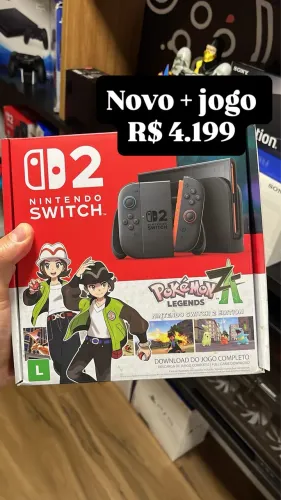 Nintendo switch 2 novo com jogo