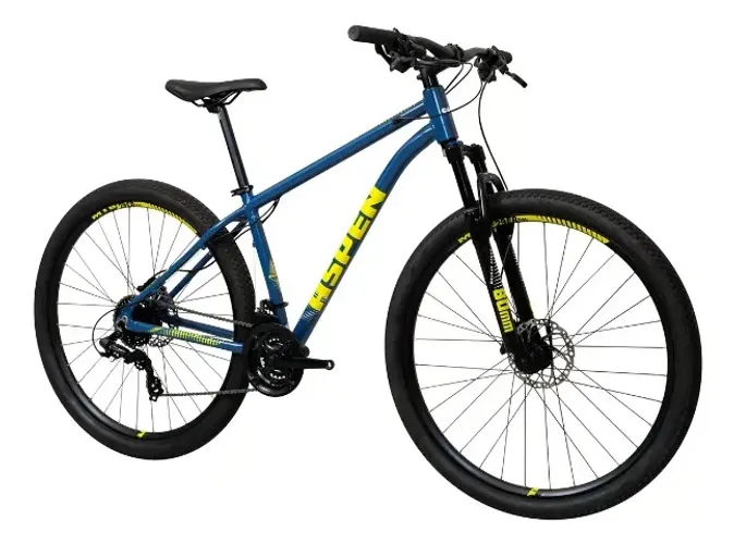 Bicicleta Aro 29 Caloi Aspen Freio Hidraulico 24 Velocidades Cor Azul Tamanho Do Quadro 17
