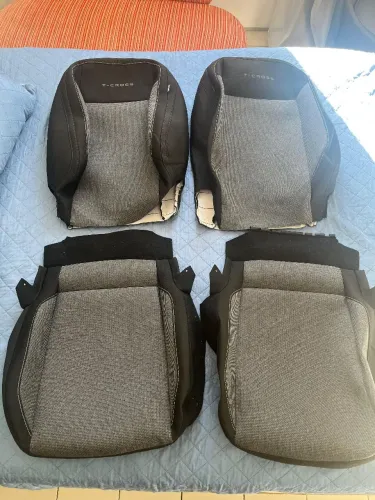Revestimento Original Tecido Bancos T-Cross 2025 ? Saiu de Carro 0km