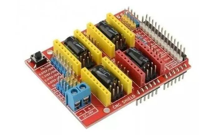 Cnc Shield V3 Impressora 3d A4988 Eixo Xyz Arduino Automação Robotica COD-AM141 