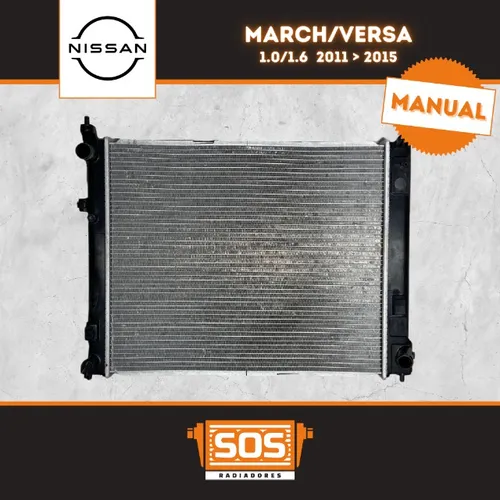 Radiador Nissan March/Versa 2011/2015