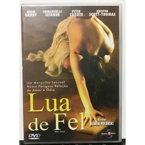 DVD Lua de Fel.  SEMINOVO.   Um filme de Roman Polanski.    Hugh Grant, Emmanuelle Seigner