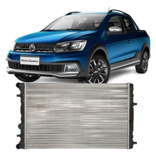 Radiador para Saveiro G5, G6, G7, G8 2010 a 2022 novo