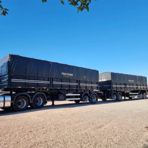 Rodotrem Graneleiro Facchini C Dolly 5ª Roda 2023