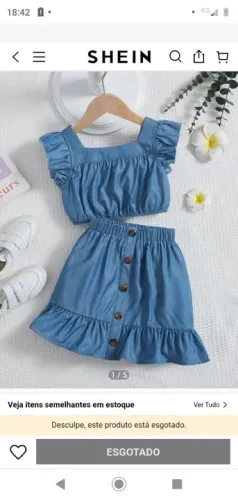 Conjuntos jeans 