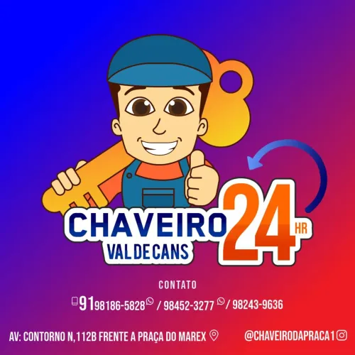 Chaveiro Profissional 24 horas!