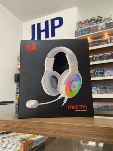 Headset Gamer Redragon Pandora - Parcelamento Sem Juros - Loja Física