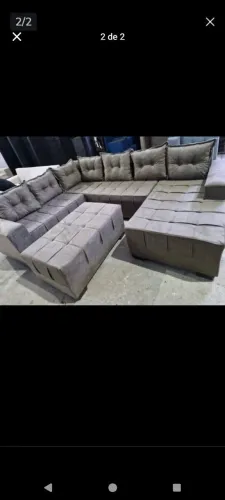 Conjunto de Sofá Cheisse ENTREGA GRÁTIS