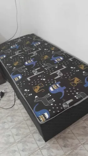 Cama box solteiro conjugada completa, cama com colchão acoplado entrega IMEDIATA !!