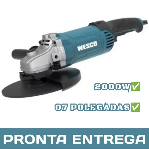 ESMERILHADEIRA WESCO 7 POLEGADAS 2000W