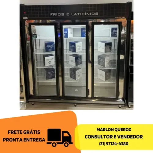 Refrigerador Expositor 3 Portas Polo Frio 220v